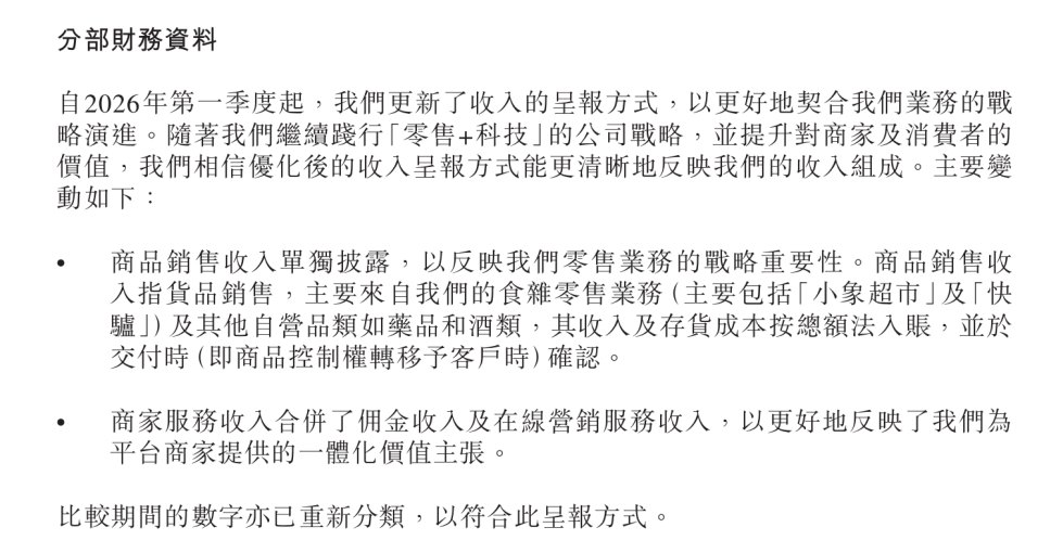 吴泽明跻身阿里合伙委员会，美团单列“商品销售收入”：即时零售巷战正酣，盒马、小象贴身肉搏